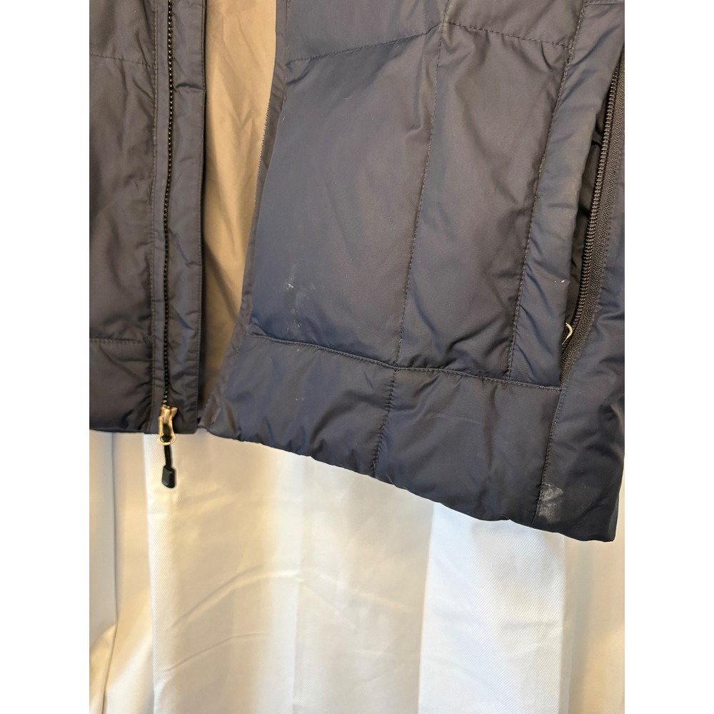 Vintage Eddie Bauer Men's XLT Premium Goose Down Puffer Vest Navy Blue Gorpcore - Picture 5 of 10